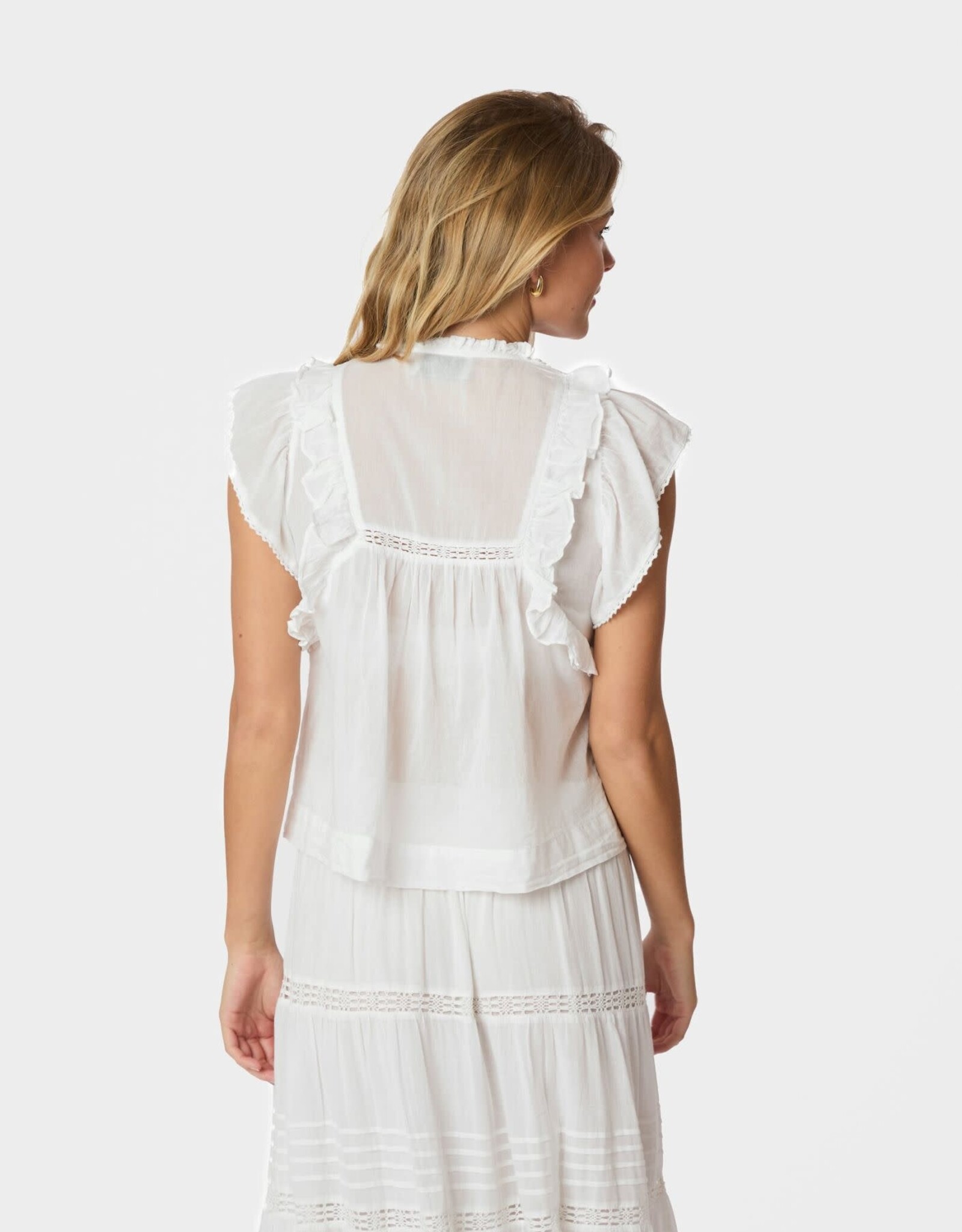 Top Voile 'Jayla' - White - Neo Noir