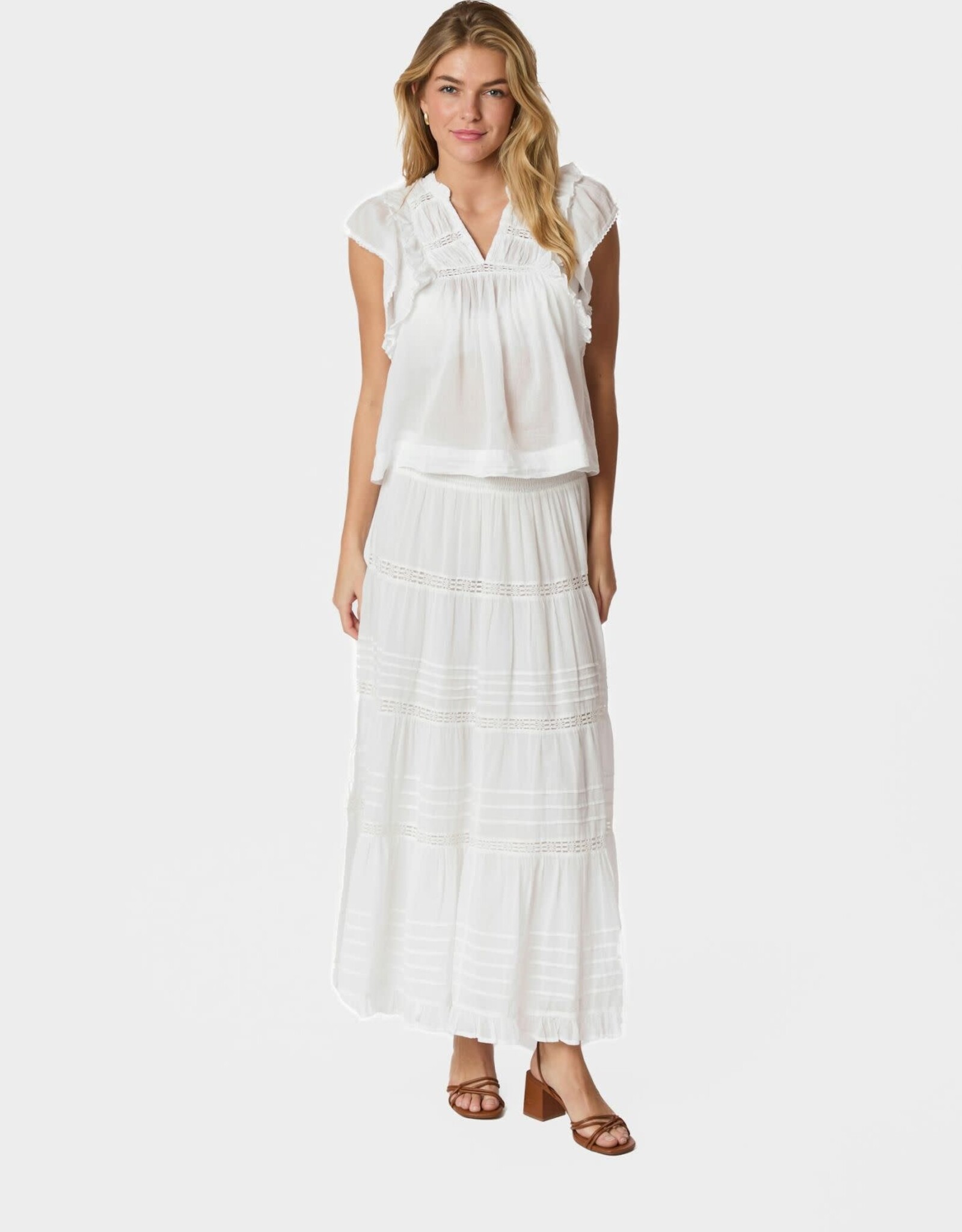 Top Voile 'Jayla' - White - Neo Noir