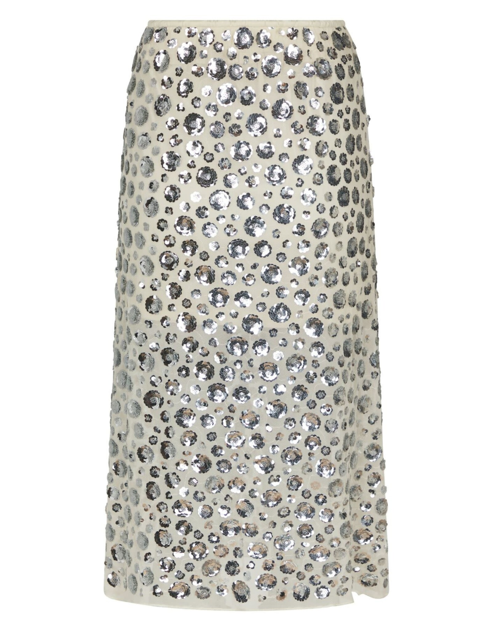 Rok Flower Sequins 'Gilla' - Creme - Neo Noir