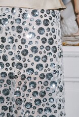 Rok Flower Sequins 'Gilla' - Creme - Neo Noir