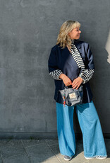 The Golden House Paris Blazer Short Sleeve 'Pauline' - Navy