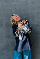 Becksöndergaard Bag Solid Coated 'Gabby' - Navy Blue - Beck Söndergaard