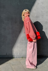 HVISK Handtas 'Arlene Stroke Structure'  - Scarlet Red - Hvisk