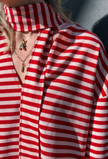 The Golden House Mom T-Shirt Long Sleeve 'Tiny' - Pink/Red TU