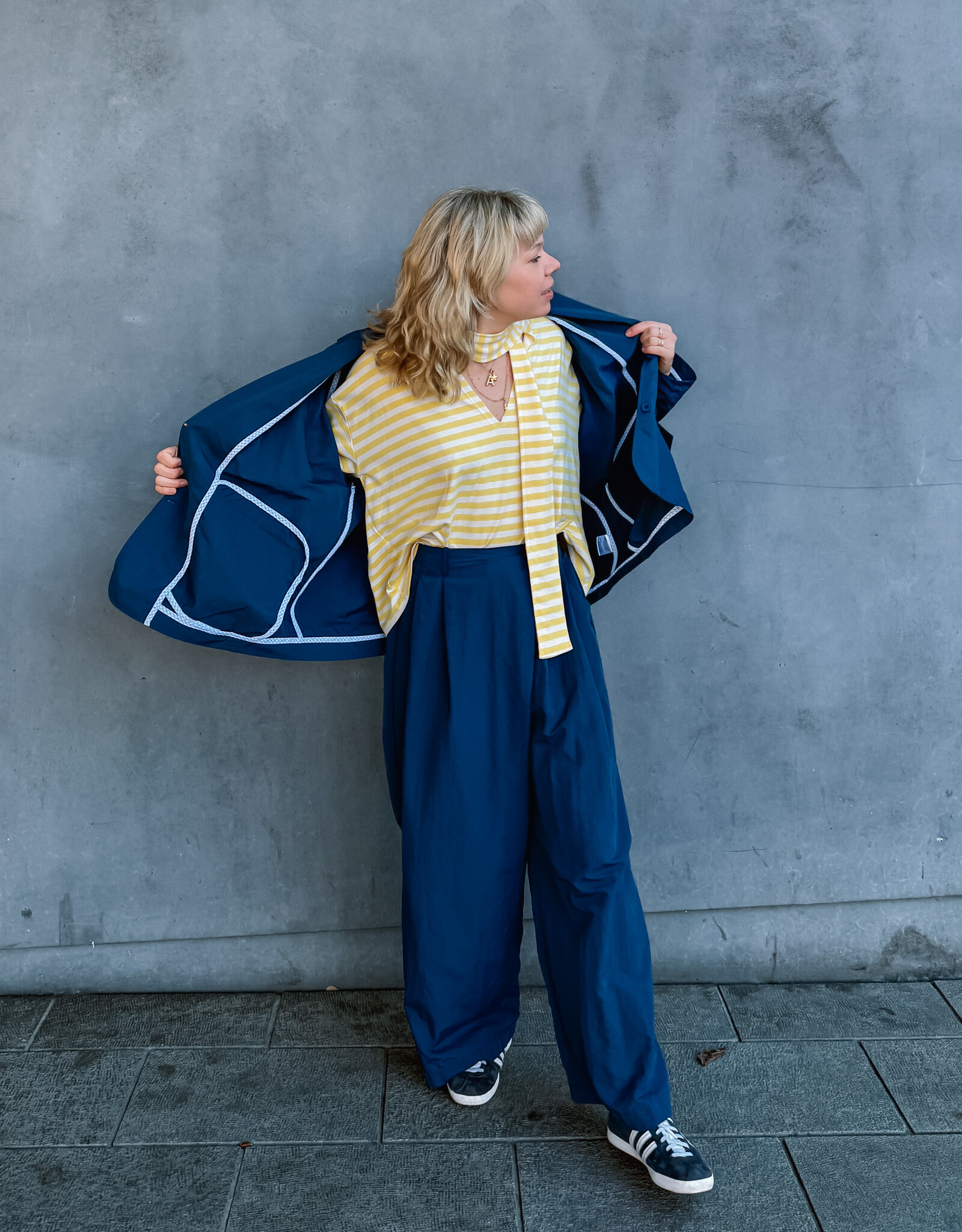 The Golden House Joh Blazer 'Lexi' - Navy - TU