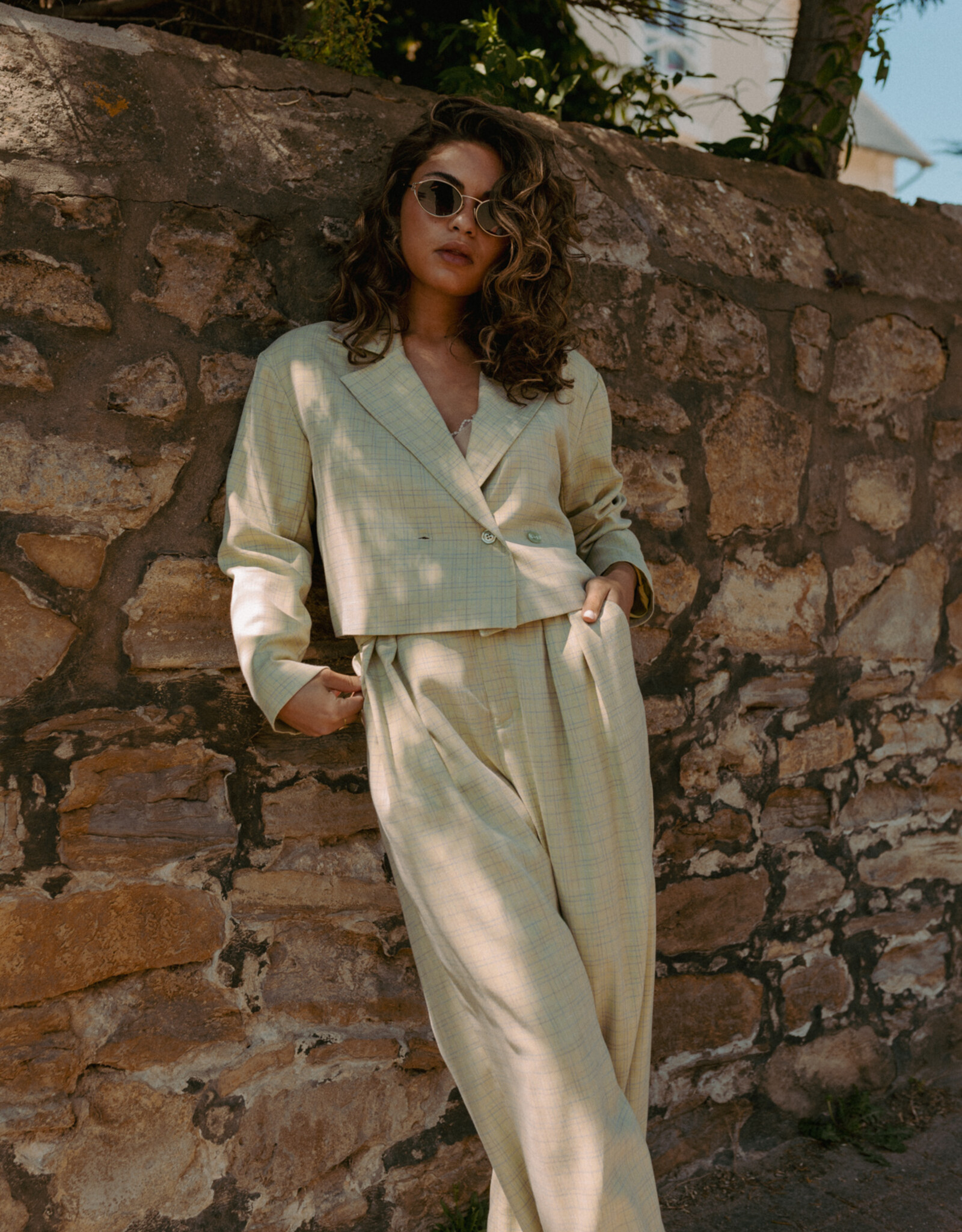 Monré Broek 'Ivy' - Groen - Monré