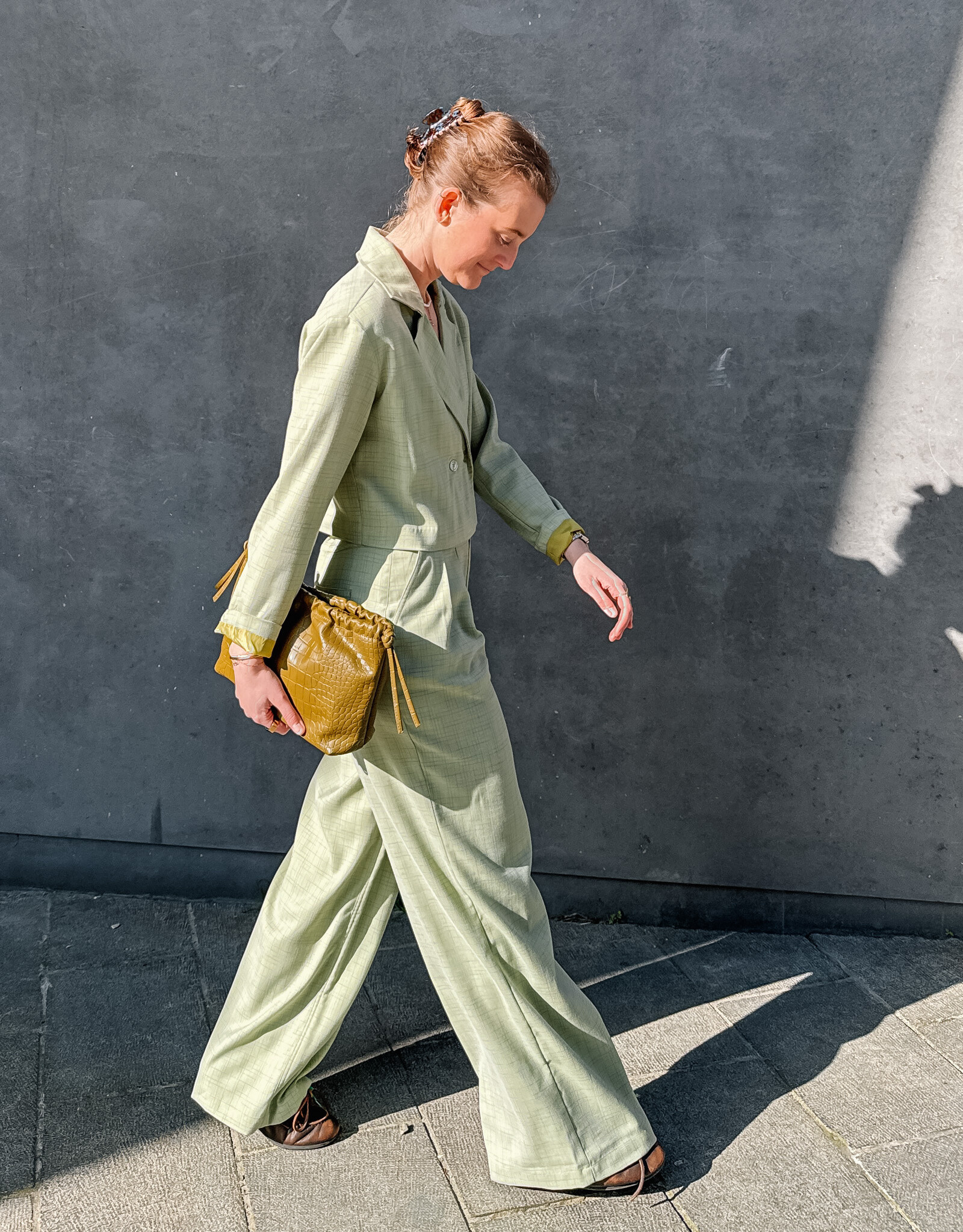 Monré Broek 'Ivy' - Groen - Monré