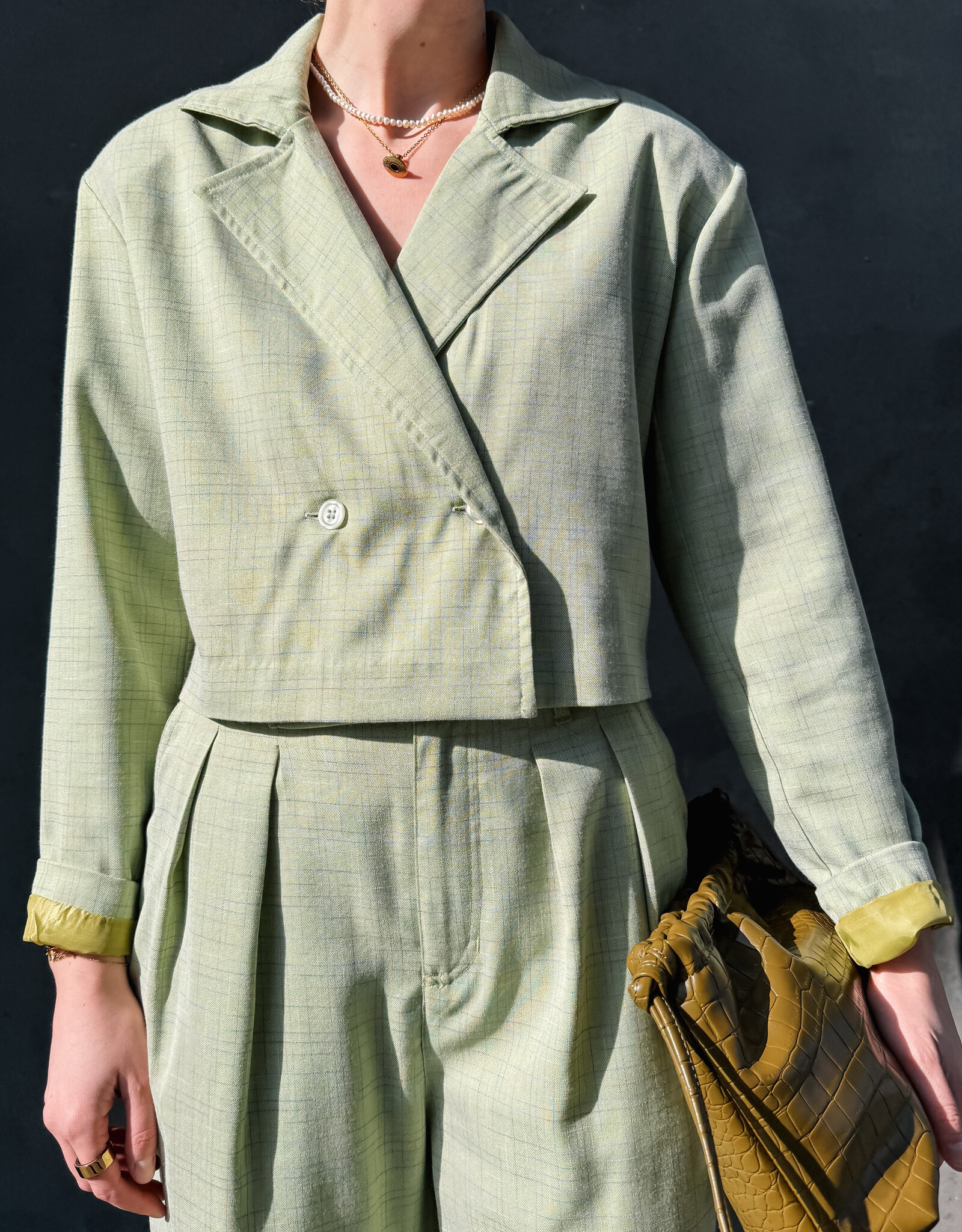 Monré Blazer 'Harry' - Groen - Monré