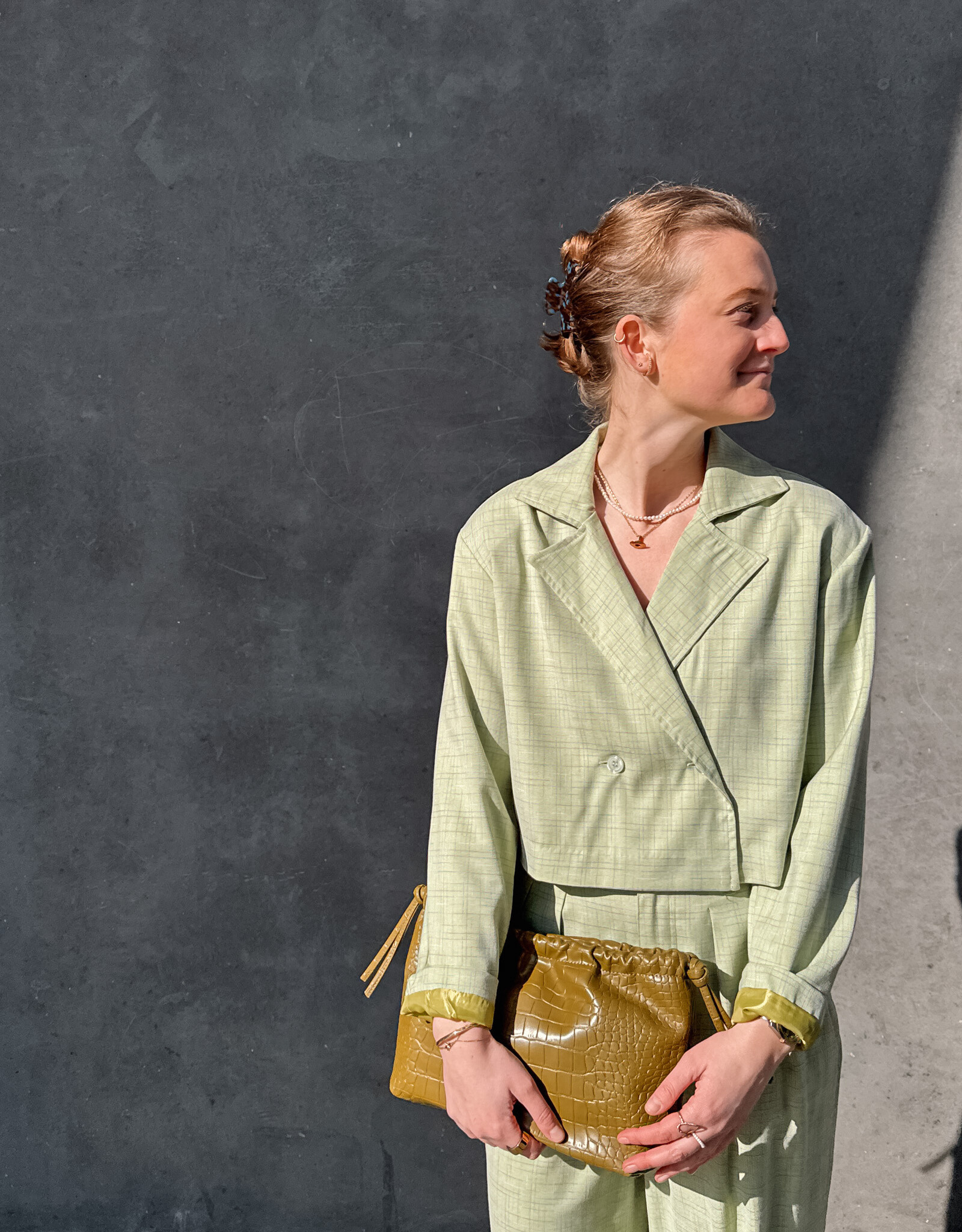 Monré Blazer 'Harry' - Groen - Monré