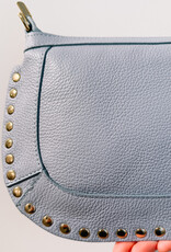 The Golden House - Giul Handtas Studs 'Eline' - Light Blue