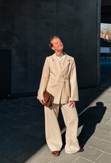 Broek Melange 'Emmett' - Beige Melange - Neo Noir