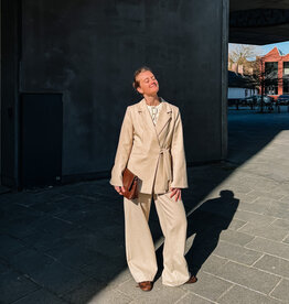 Broek Melange 'Emmett' - Beige Melange - Neo Noir