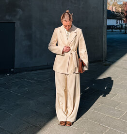 Broek Melange 'Emmett' - Beige Melange - Neo Noir