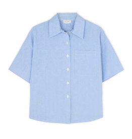 American Vintage Blouse 'Feoly' - Azurin - Feo06A -  American Vintage