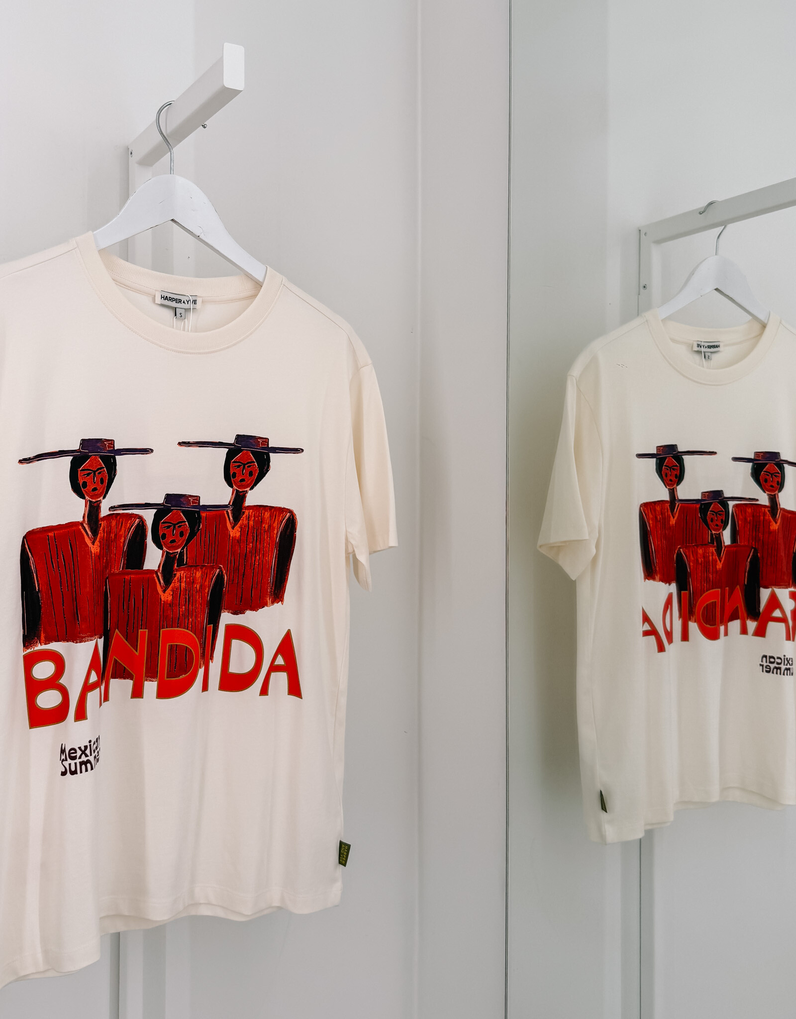 Harper&Yve T-Shirt 'Bandida' - Ecru - Harper&Yve