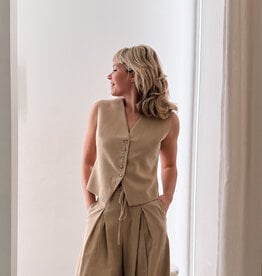 Suncoo Waistcoat 'Dylan' - Beige - Suncoo