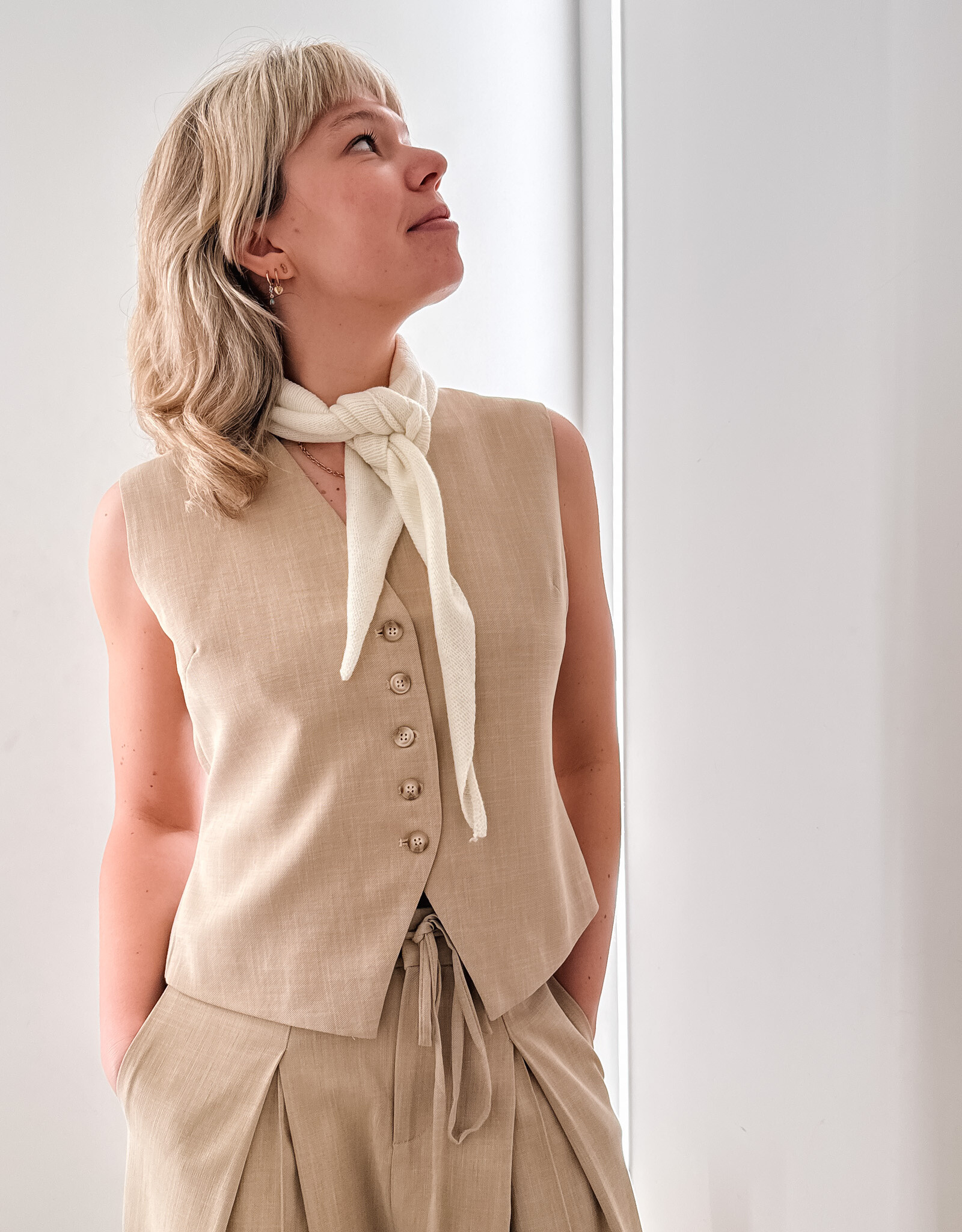 Suncoo Waistcoat 'Dylan' - Beige - Suncoo