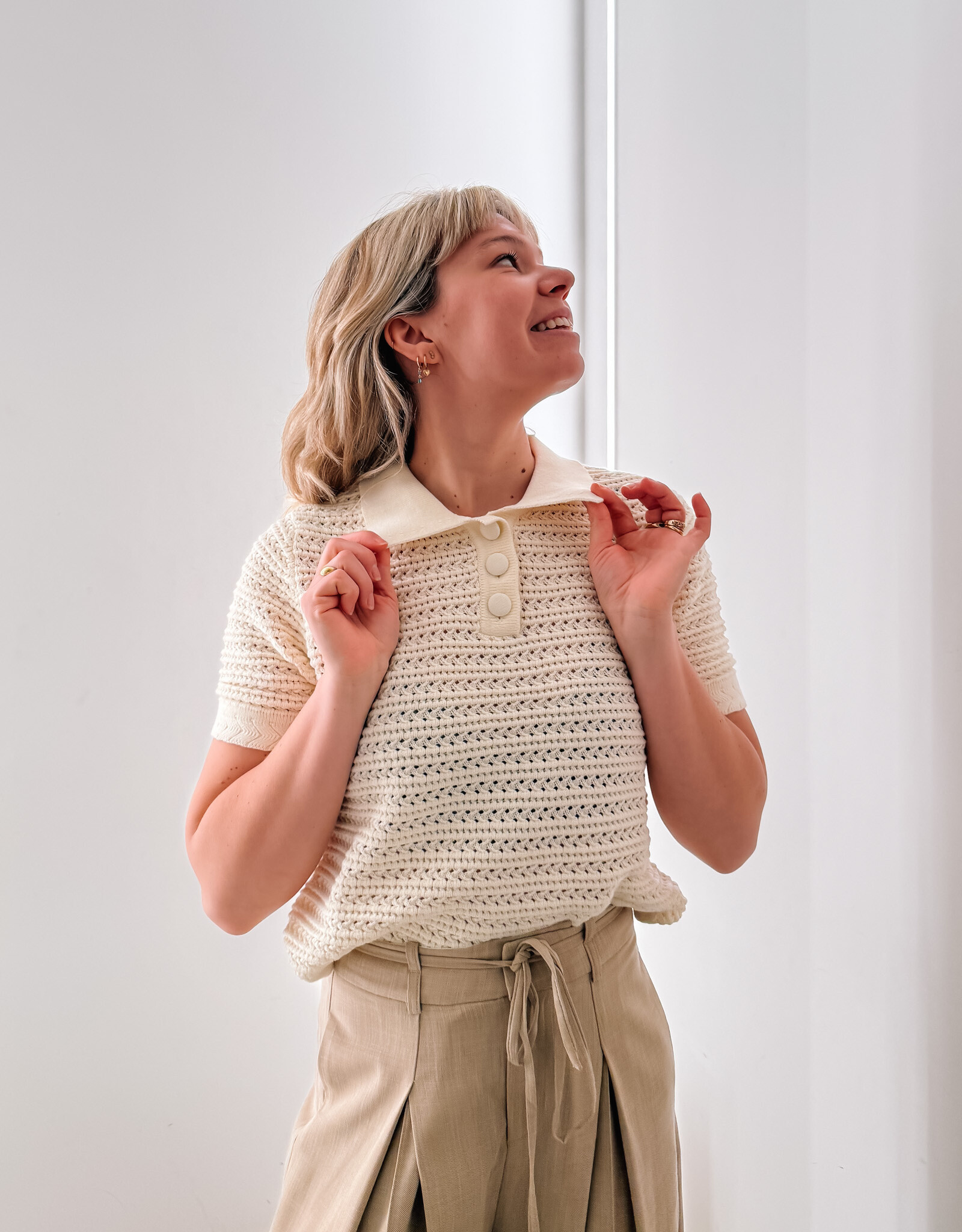 Suncoo Polo 'Praka' - Creme - Suncoo