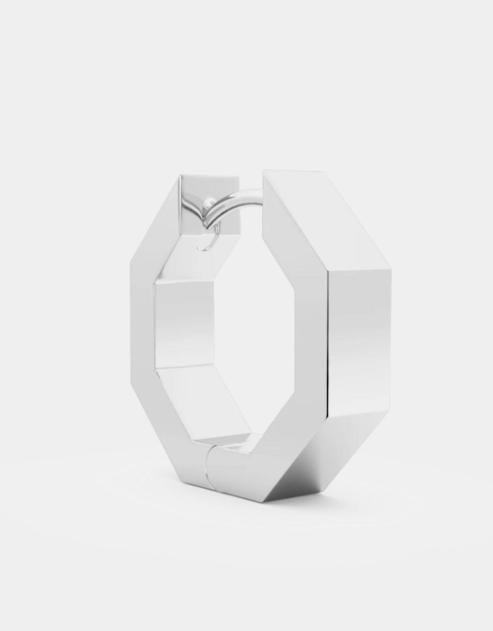 Billion Avenue Edge Large Earring - Silver - Billion Avenue