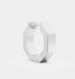 Billion Avenue Edge Large Earring - Silver - Billion Avenue