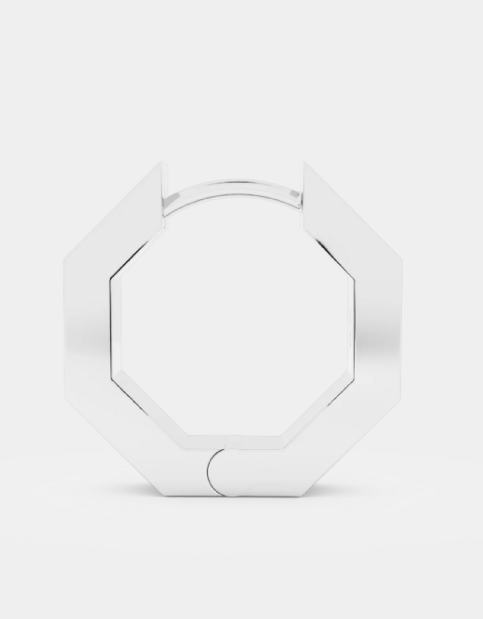 Billion Avenue Edge Large Earring - Silver - Billion Avenue