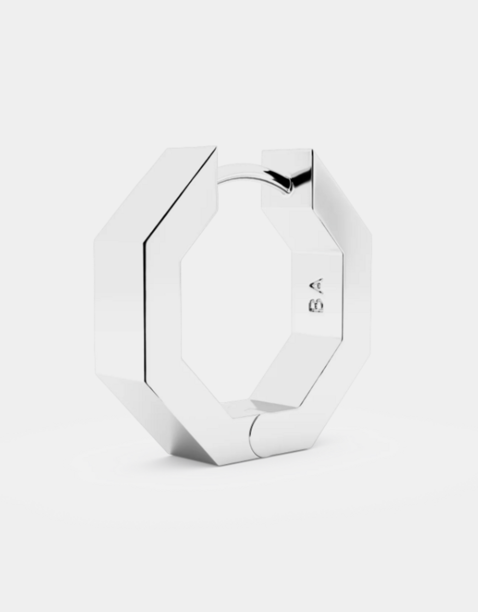 Billion Avenue Edge Large Earring - Silver - Billion Avenue