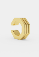 Billion Avenue Edge Small Stripe Earcuff - Gold - Billion Avenue