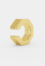 Billion Avenue Edge Small Stripe Earcuff - Gold - Billion Avenue