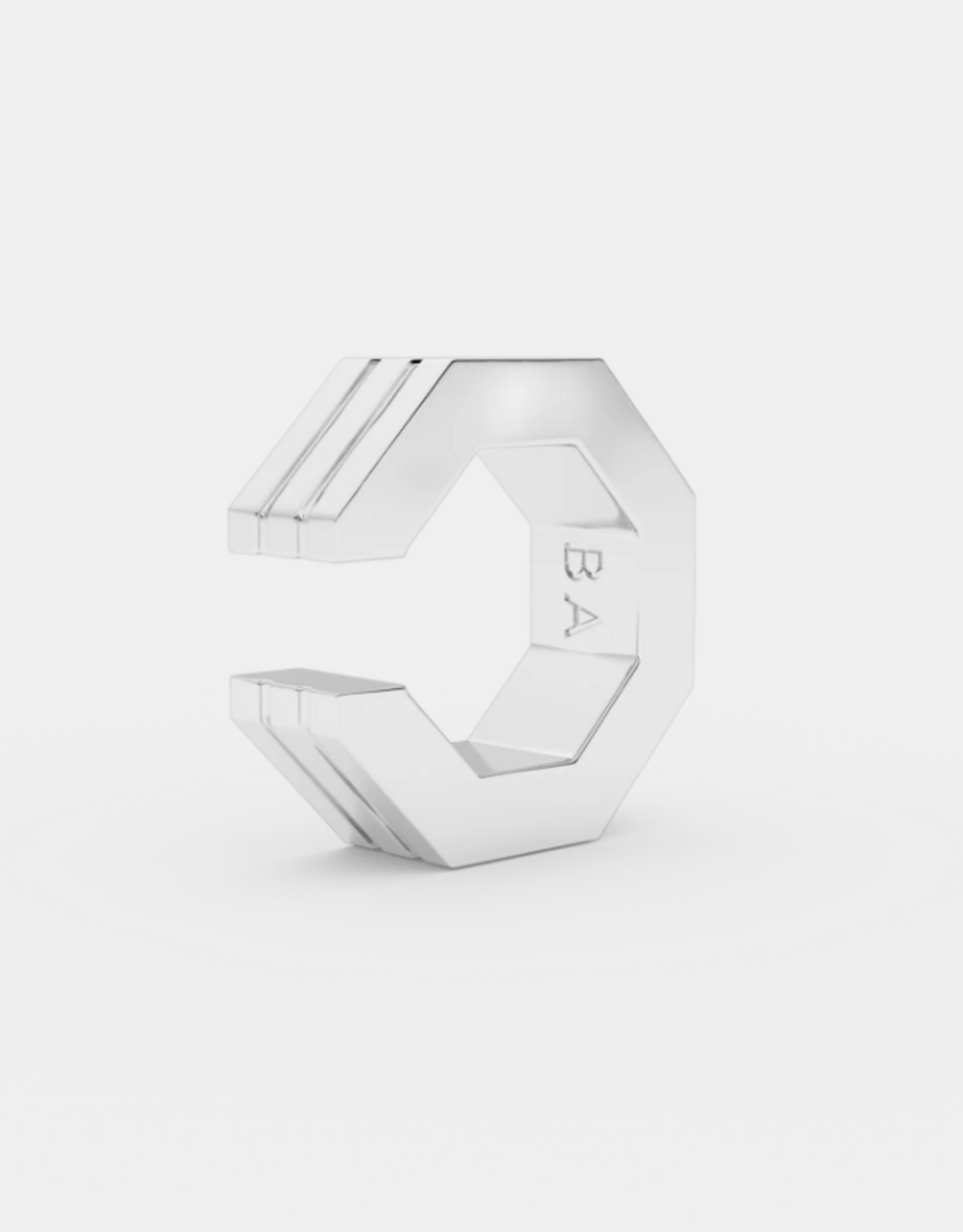 Billion Avenue Edge Small Stripe Earcuff - Silver - Billion Avenue