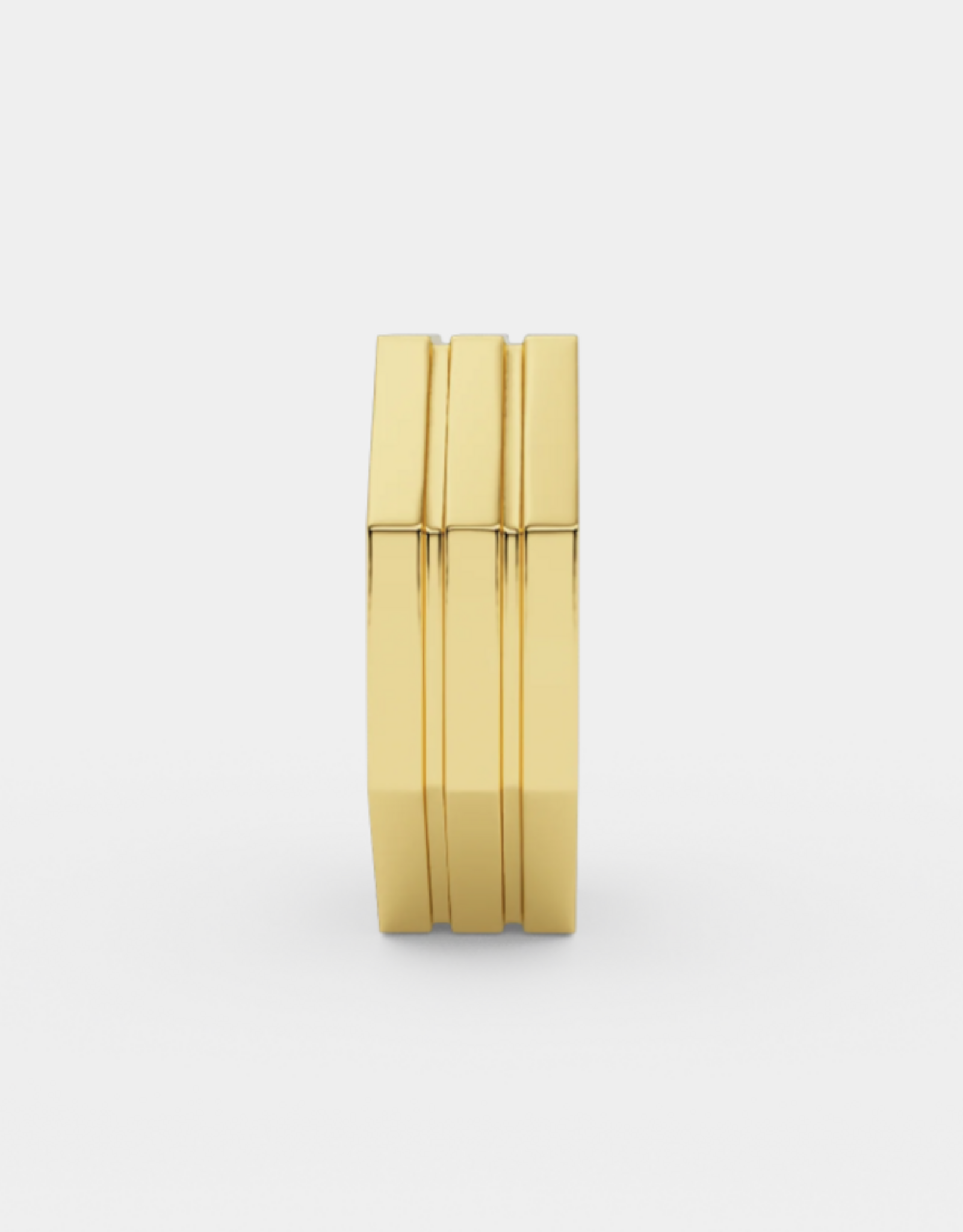 Billion Avenue Edge Small Stripe Earring - Gold - Billion Avenue