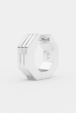 Billion Avenue Edge Small Stripe Earring - Silver - Billion Avenue