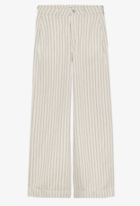 Catwalk Junkie Jeans Wide Leg 'Striped' - Ecru - Catwalk Junkie