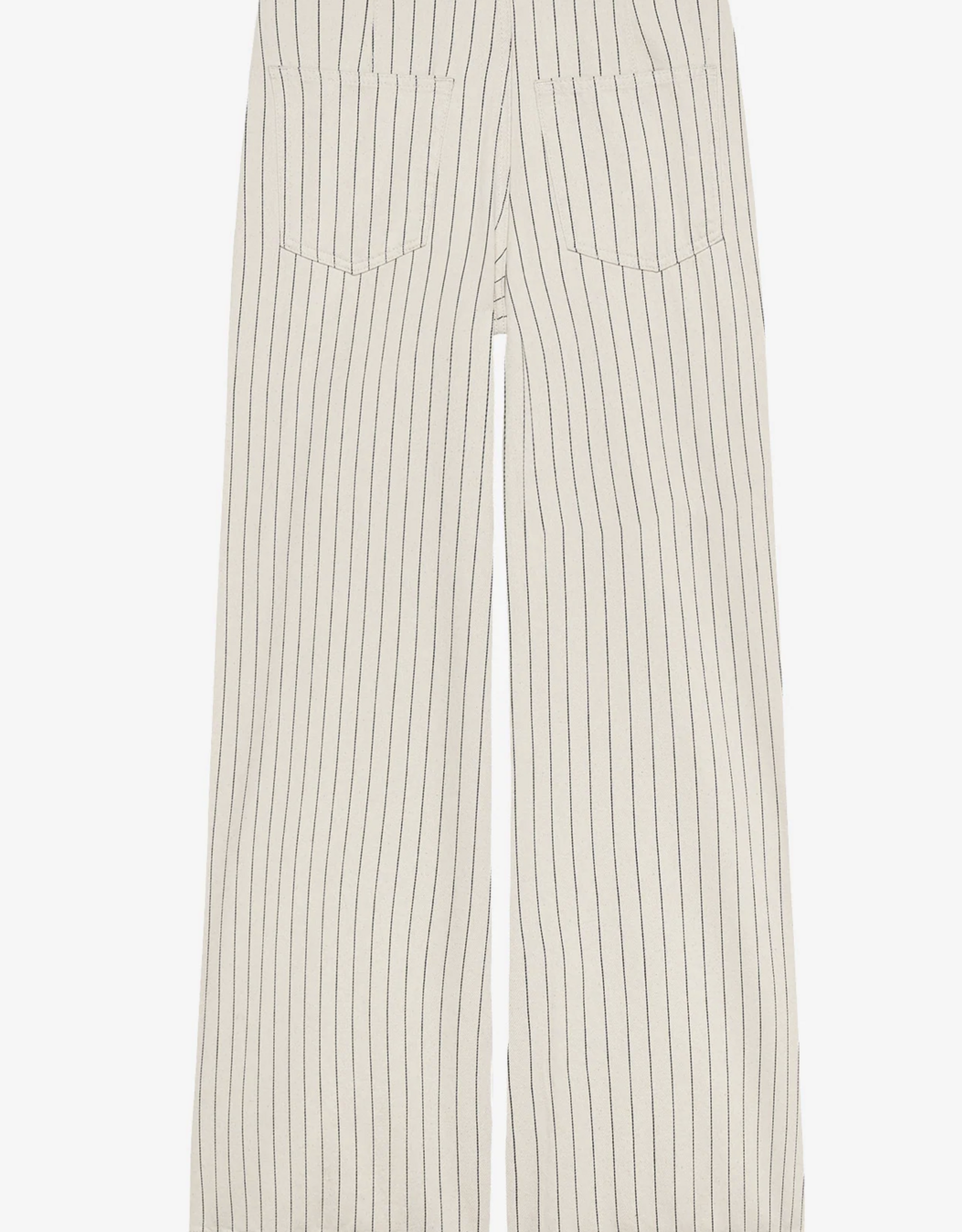 Catwalk Junkie Jeans Wide Leg 'Striped' - Ecru - Catwalk Junkie