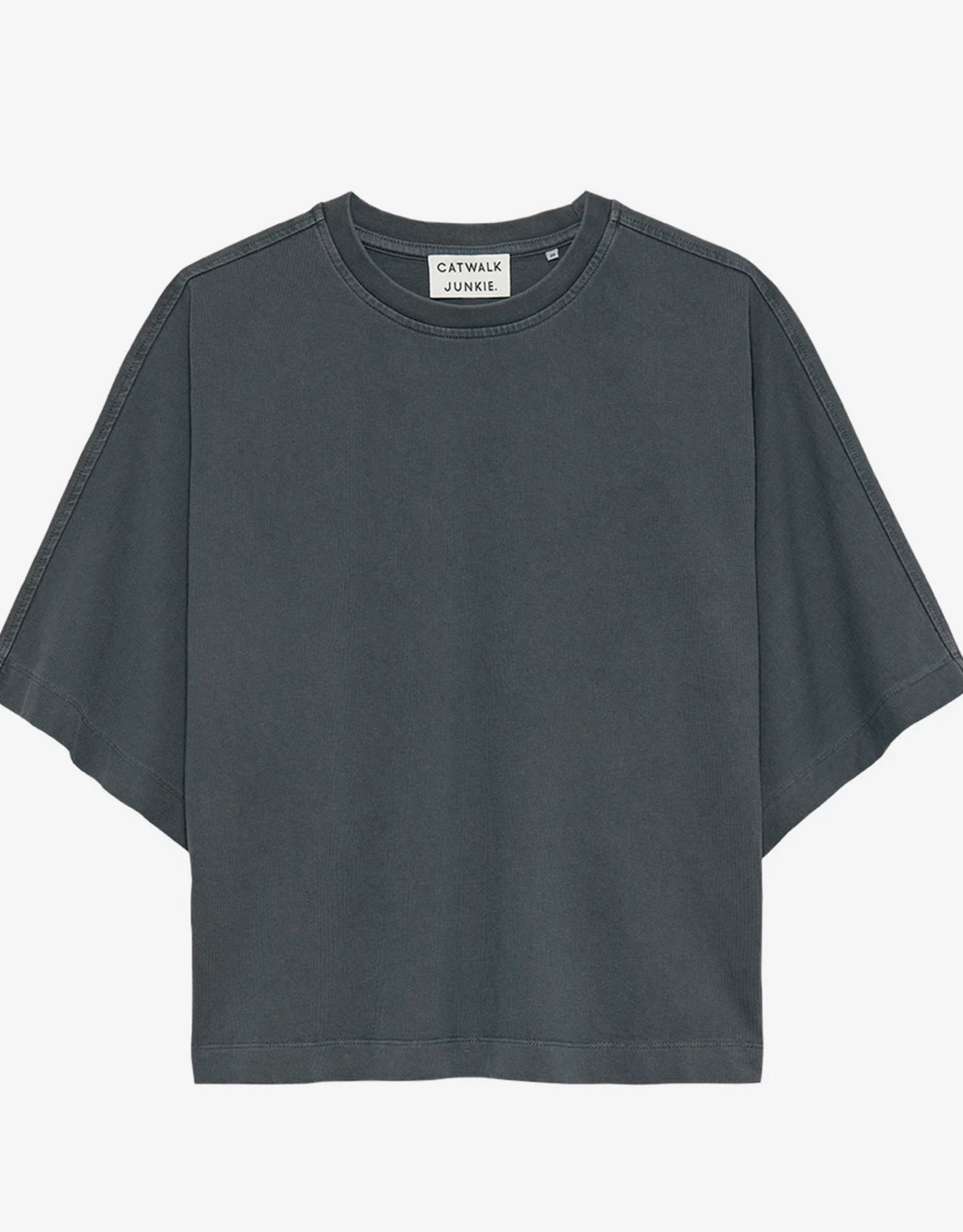 Catwalk Junkie T-Shirt 'Batsleeve' - Carbon - Catwalk Junkie