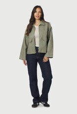 Jacket Faux Leather 'Titan' - Soft Green  - Neo Noir