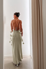 Jurk Heavy Sateen 'Colly' - Mint Green - Neo Noir