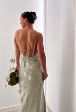 Jurk Heavy Sateen 'Colly' - Mint Green - Neo Noir