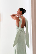 Jurk  'Fiona' - Light  Green - Neo Noir