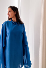 Bô-Dôme Jurk 'Karen' - Intense Blue  - Bô-Dôme