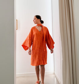 Bô-Dôme Jurk 'Olga' - Burnt Orange - Bô-Dôme