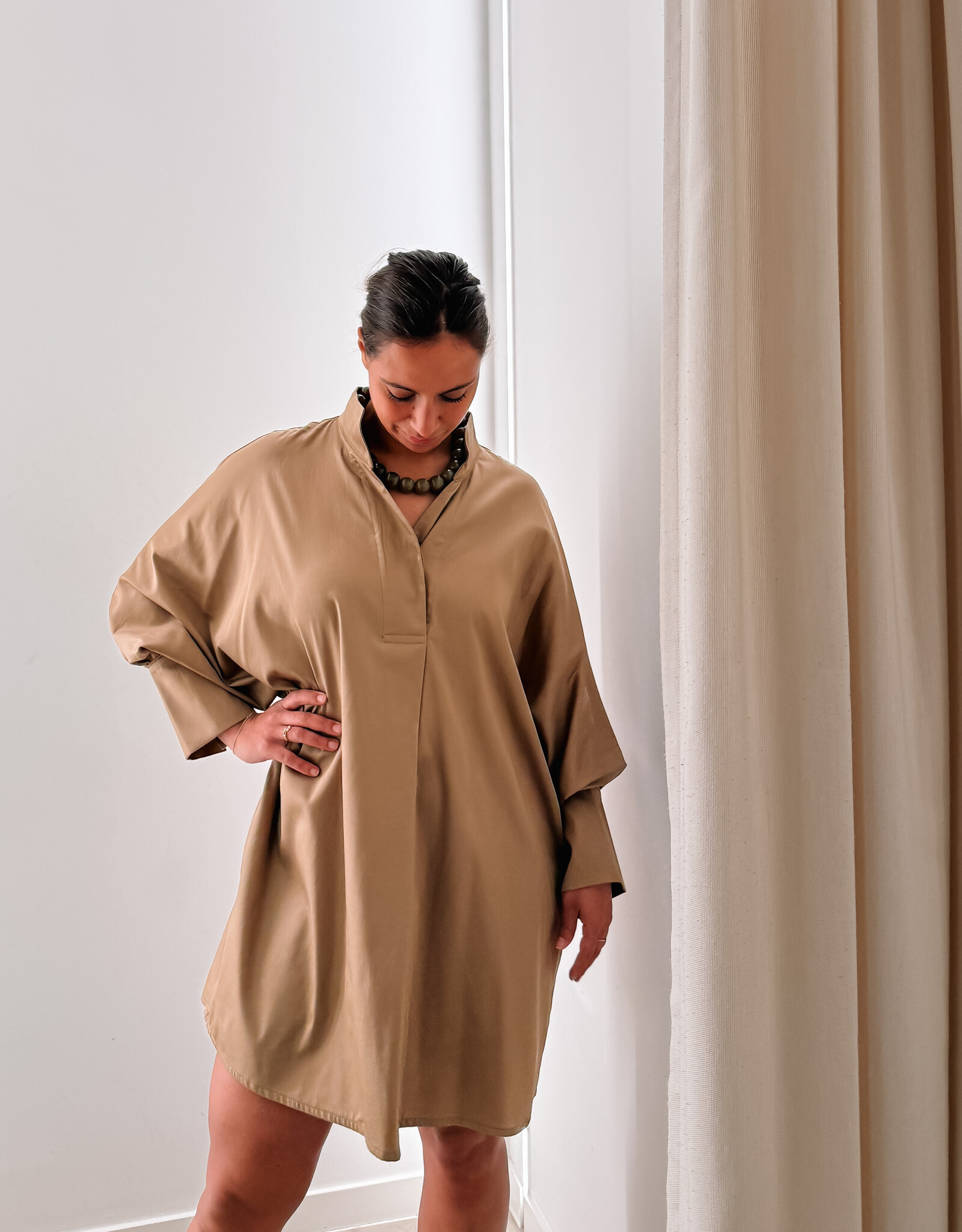 Bô-Dôme Jurk 'Hazel' - Tabac - Bô-Dôme