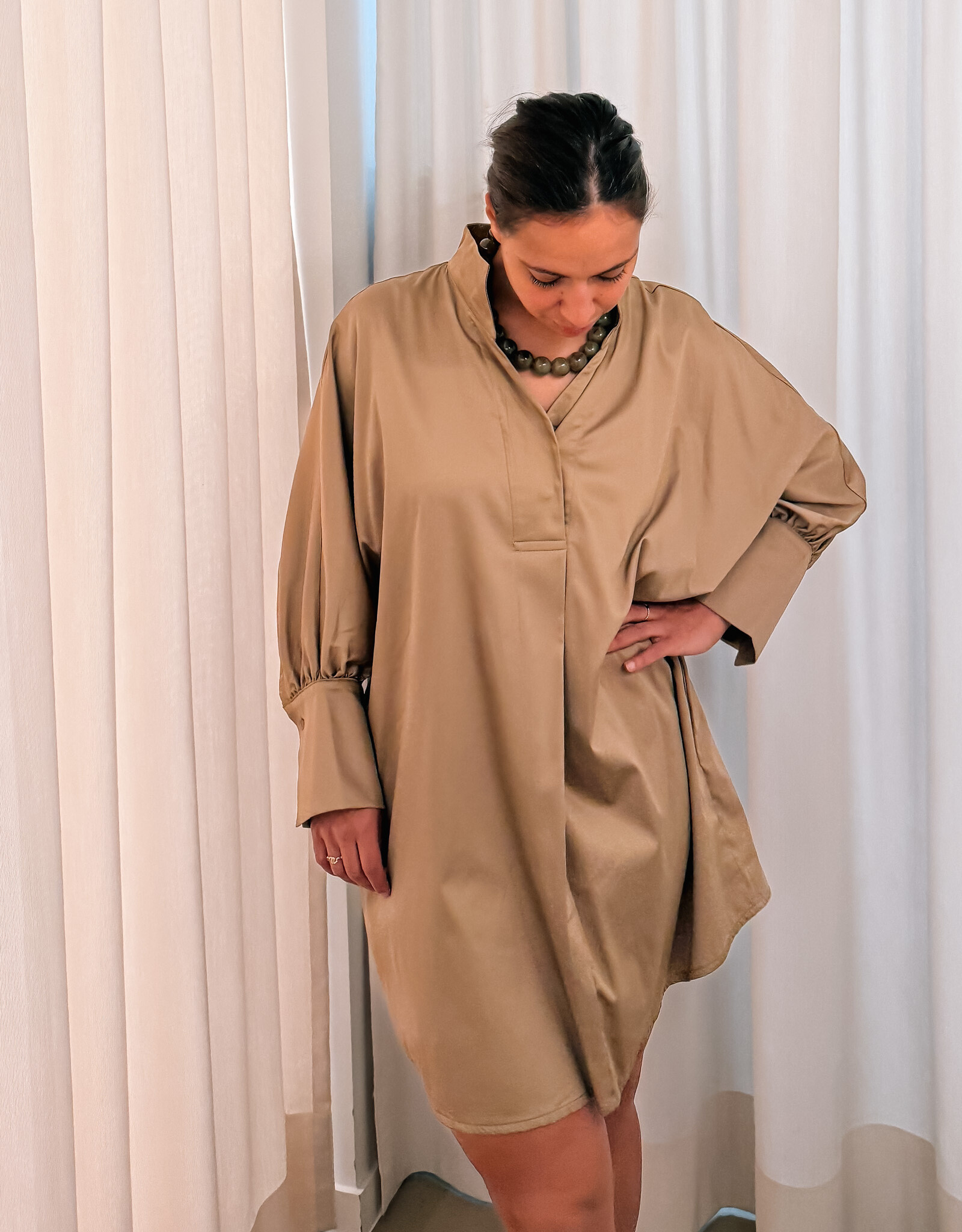 Bô-Dôme Jurk 'Hazel' - Tabac - Bô-Dôme