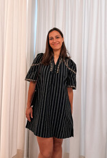 Orfeo - LMK Jurk Brodee 'Rita' - Noir - Orfeo