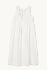 The Tiny Big Sister Jurk Frills 'Low Back' - White - The Tiny Big Sister