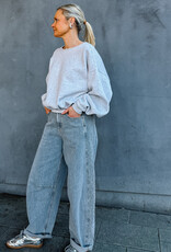 Lollys Laundry Jeans 'Ava' - Light Grey - Lollys Laundry