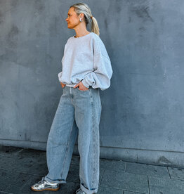 Lollys Laundry Jeans 'Ava' - Light Grey - Lollys Laundry