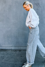 Lollys Laundry Jeans 'Ava' - Light Grey - Lollys Laundry