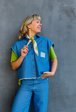 American Vintage Waistcoat 'Pusway' - Cascade - Pus06A - American Vintage