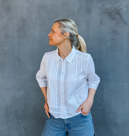 Lollys Laundry Blouse 'Amoral' - Creme - Lollys Laundry