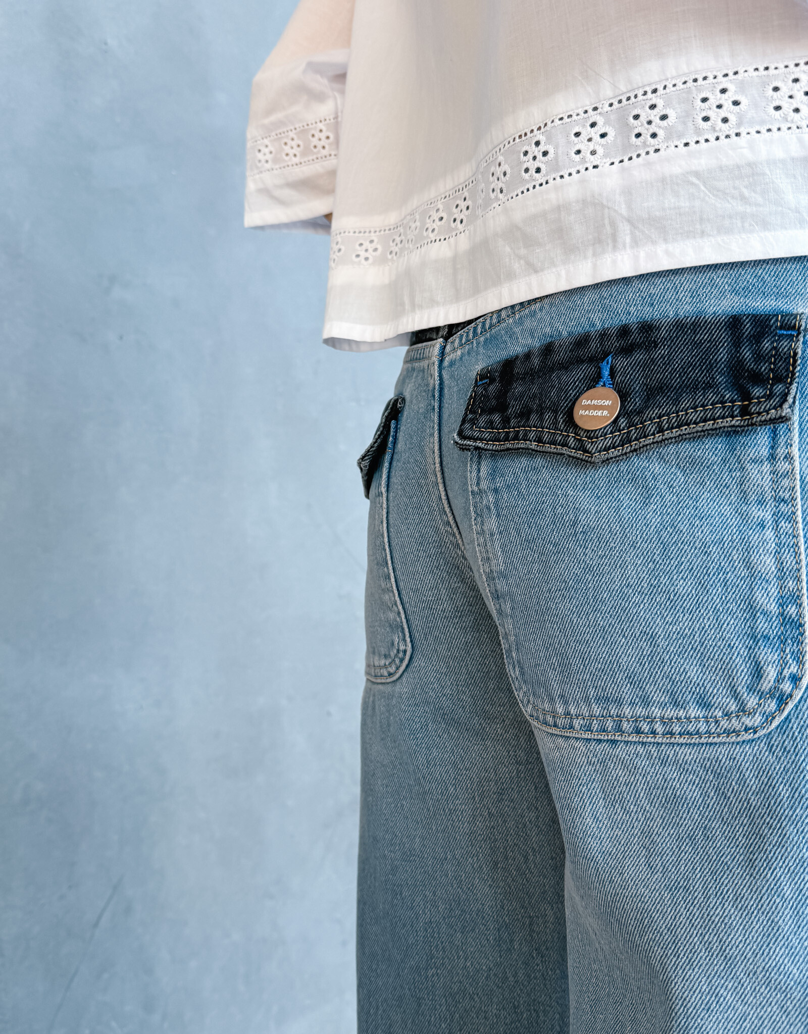 Damson Madder Jeans 'Drew' - Blue  - Damson Madder